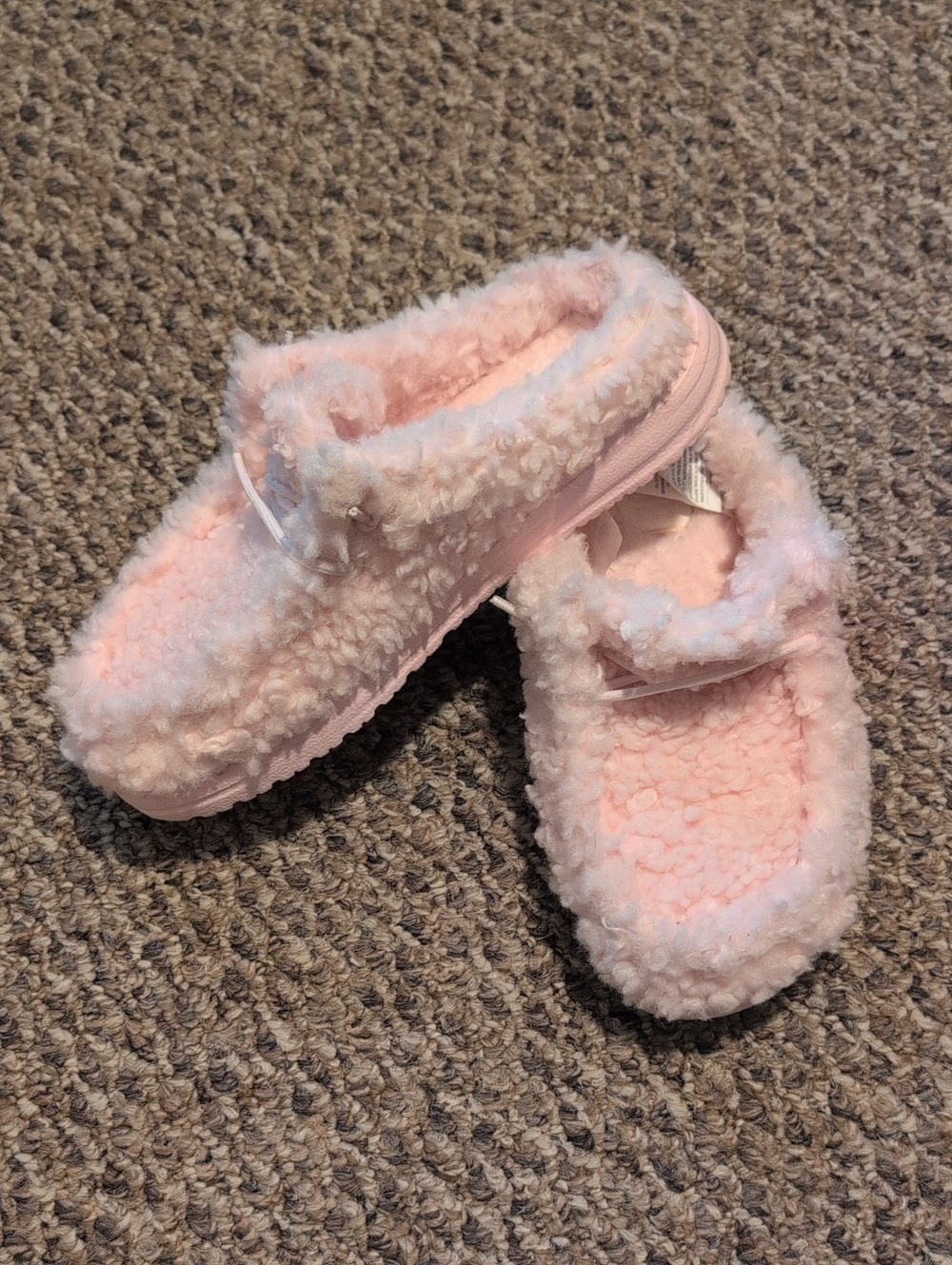 Hey Dude Fuzzy Pink Shoes- Kids